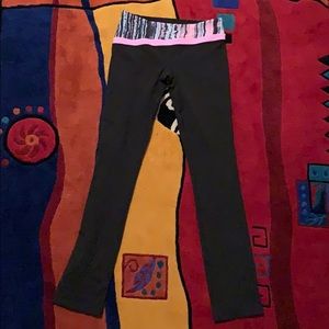 Ivivva black leggings (wide ankle)